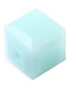 Cube Mint Alabaster 6mm