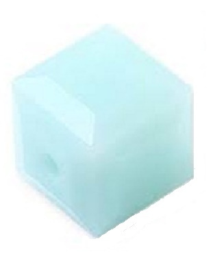 Cube Mint Alabaster 6mm