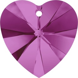 Heart Fuchsia 10,3x10mm