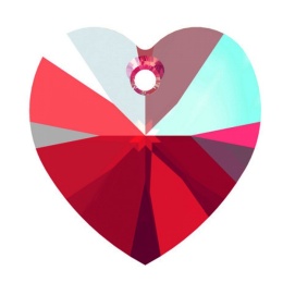 Heart Light Siam Shimmer 14,4x14mm