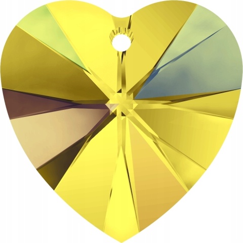 Heart Light Topaz AB 10,3x10mm Heart Light Topaz AB 10,3x10mm