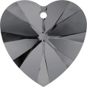 Heart Silver Night 10,3x10mm