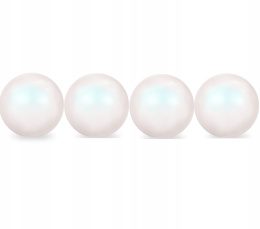 Pearlescent White Pearl 6mm - 4szt.