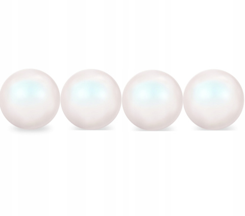 Pearlescent White Pearl 6mm - 4szt.