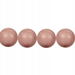 Rose Peach Pearl 6mm - 4 szt.