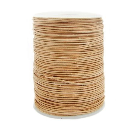 Rzemień naturalny 2mm (50 METRÓW) Rzemień naturalny 2mm (50 METRÓW)