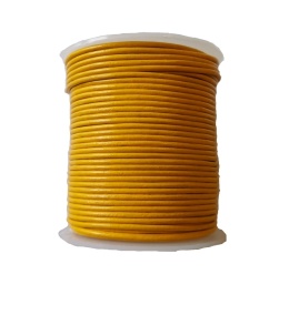 Rzemień naturalny żółty 1mm