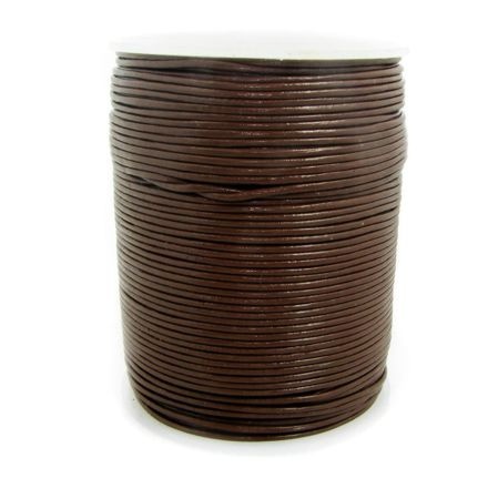 Rzemień naturalny brązowy 2mm (50 metrów) Rzemień naturalny brązowy 2mm (50 metrów)