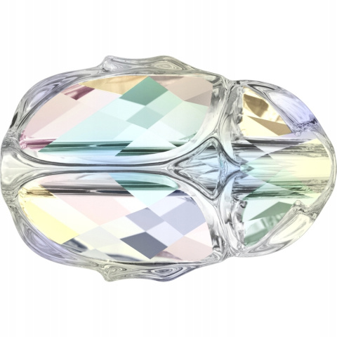 Scarab Bead Crystal AB 12mm